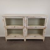 Patinated display cabinet