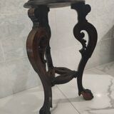 Vintage wooden pedestal table