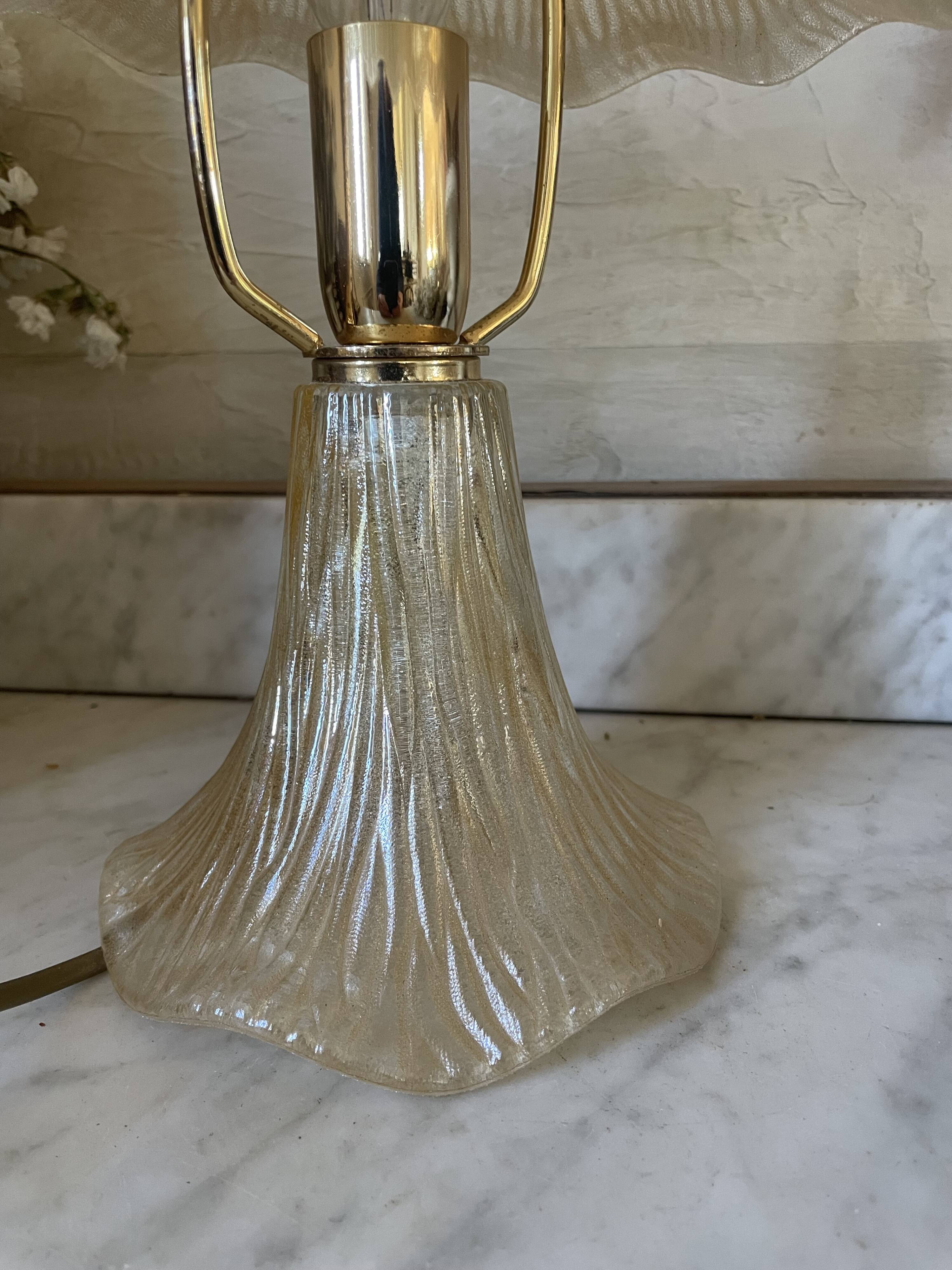 Vintage Murano glass lamp
