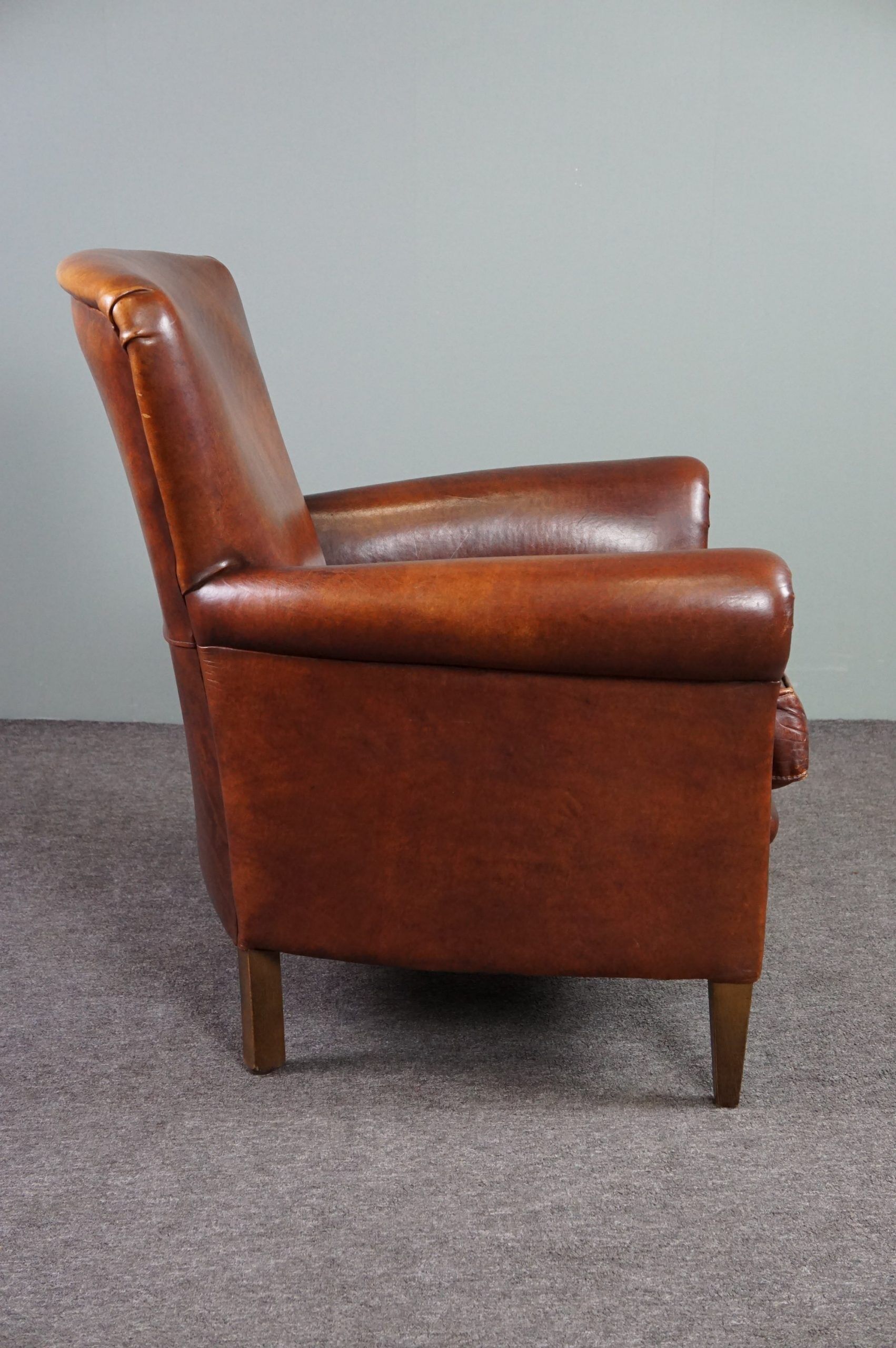Sheepskin armchair