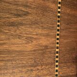 Walnut desk marquetry