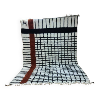 Tapis Beni Mrirt 100% Laine Naturelle – Luxe et Artisanat Berbère