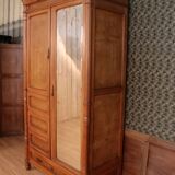 Thonet style curved wood cabinet