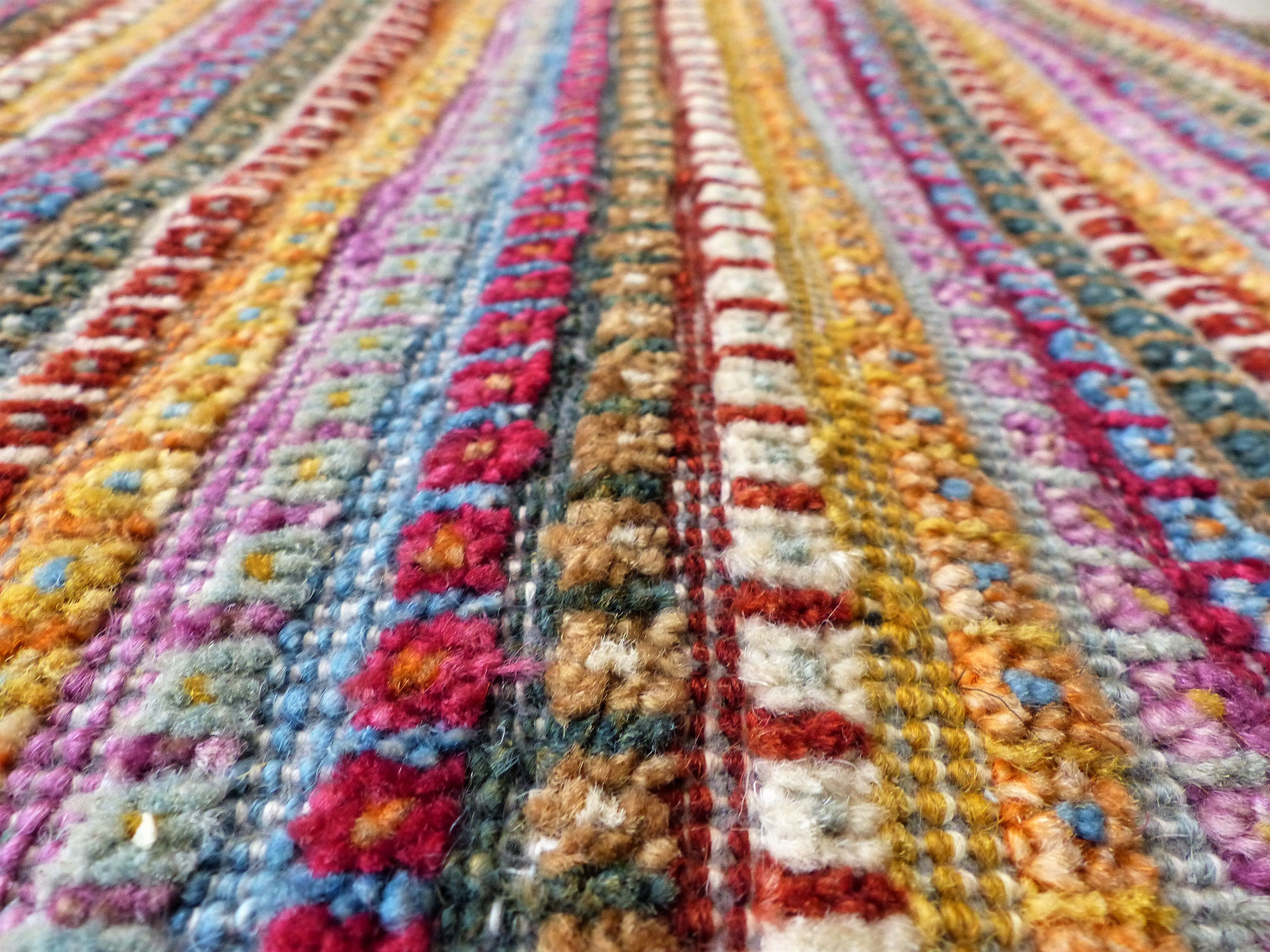 Multicolor tribal Gabeh 243 x 301 cm