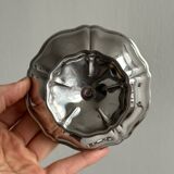 6 very large stainless steel footed bowls, Letang Remy style