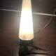 Pair of wall sconces in opaline and brass 60s