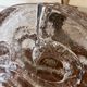 Vintage German glass block soliflore