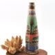Glass bottle with coloured sand, South America 1970s