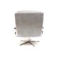 Vintage armchair with gray suede upholstery made in the 1970s