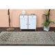 Vintage Turkish Oushak Handmade Wool Cotton Brown Runner Rug 118x301