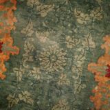 Ancient Chinese carpet Art Deco handmade 121cm x 183cm 1920s
