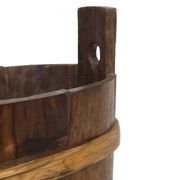 Vintage Wooden Umbrella Stand, 1960s minimalist design