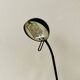 Massive vintage desk lamp in black metal