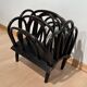 Porte-revue en hêtre teinté en bois cintré de Thonet, Autriche, années 1900.