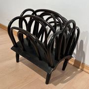 Newspaper Stand in Stained Beech Bentwood from Thonet, Austria, 1900s