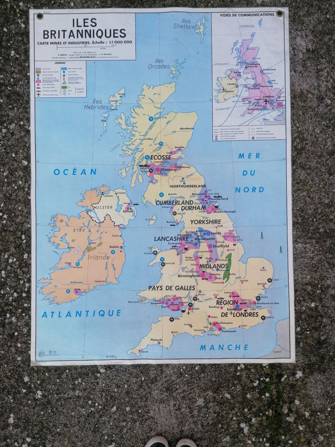 Old MDI card Benelux and British Isles