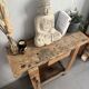 Genuine vintage wooden workbench from the 1960s stamped Grenade.