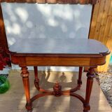 Console, white marble top