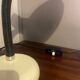 Beige metal desk lamp
