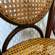 Chaise Thonet n*17 en bois courbé et cannage