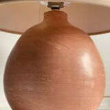 Vintage handmade terracotta lamp