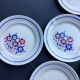 8 K & G Lunéville Sylvain pattern dinner plates