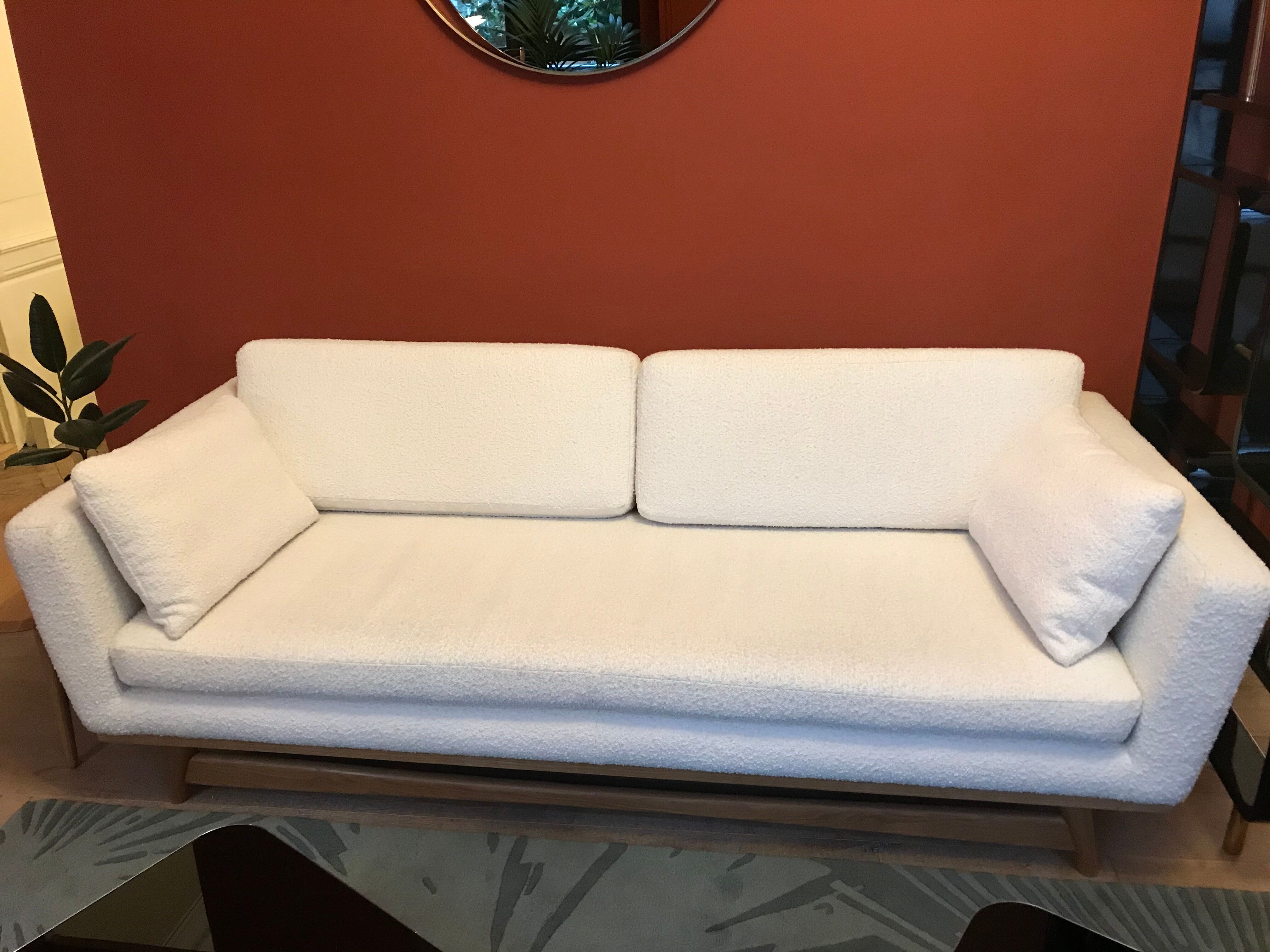 Sofa 210 bouclette fabric  Red Edition