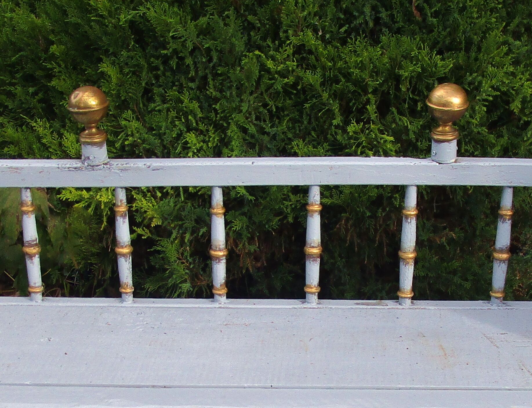 English oak bench 3 places XIX