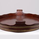 Antique Dutch Mahogany serving tray 1880s