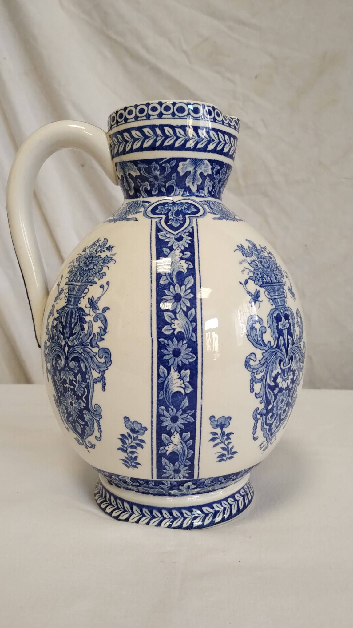 Earthenware pitcher from GIEN France