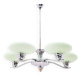 Art Deco chandelier from Poland, 1950s