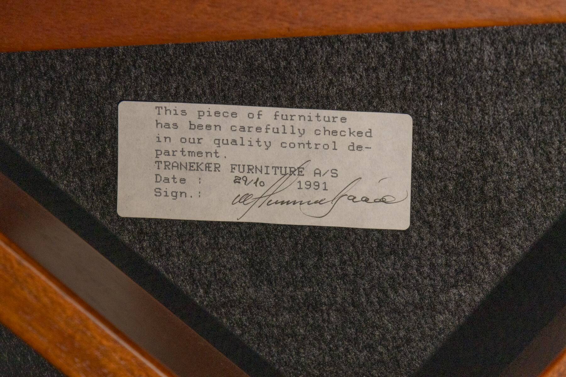 String chairs by Neils Jørgen Haugesen for Tranekaer, 1980s (set of 8)