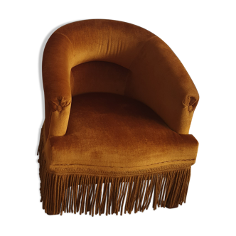 Fauteuil crapaud vintage