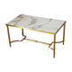 Table low marble brass 60's neoclassical style
