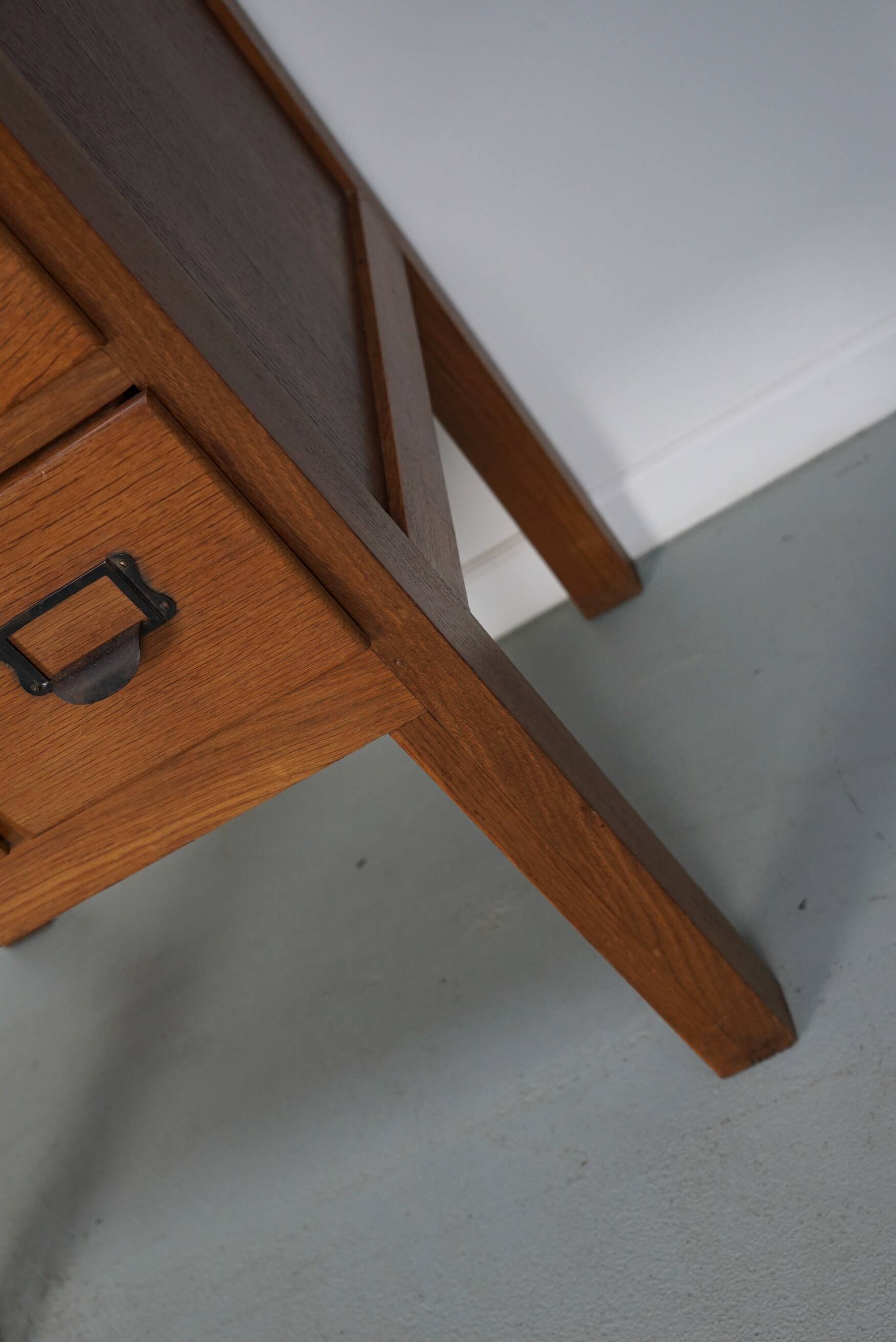 Vintage Dutch Oak Apothecary / Filing Cabinet, 1930s