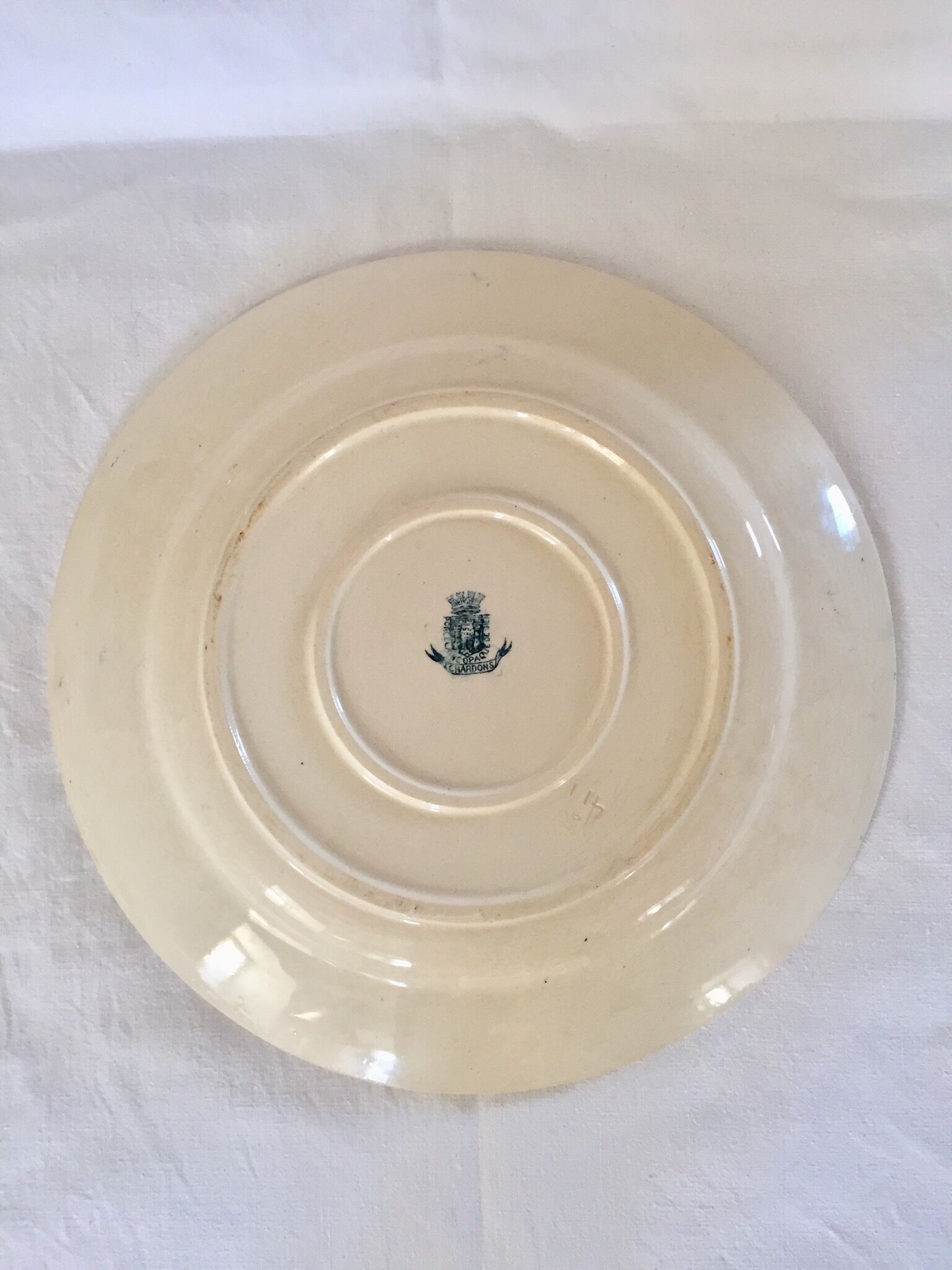 Dish porcelain Opaque of Gien