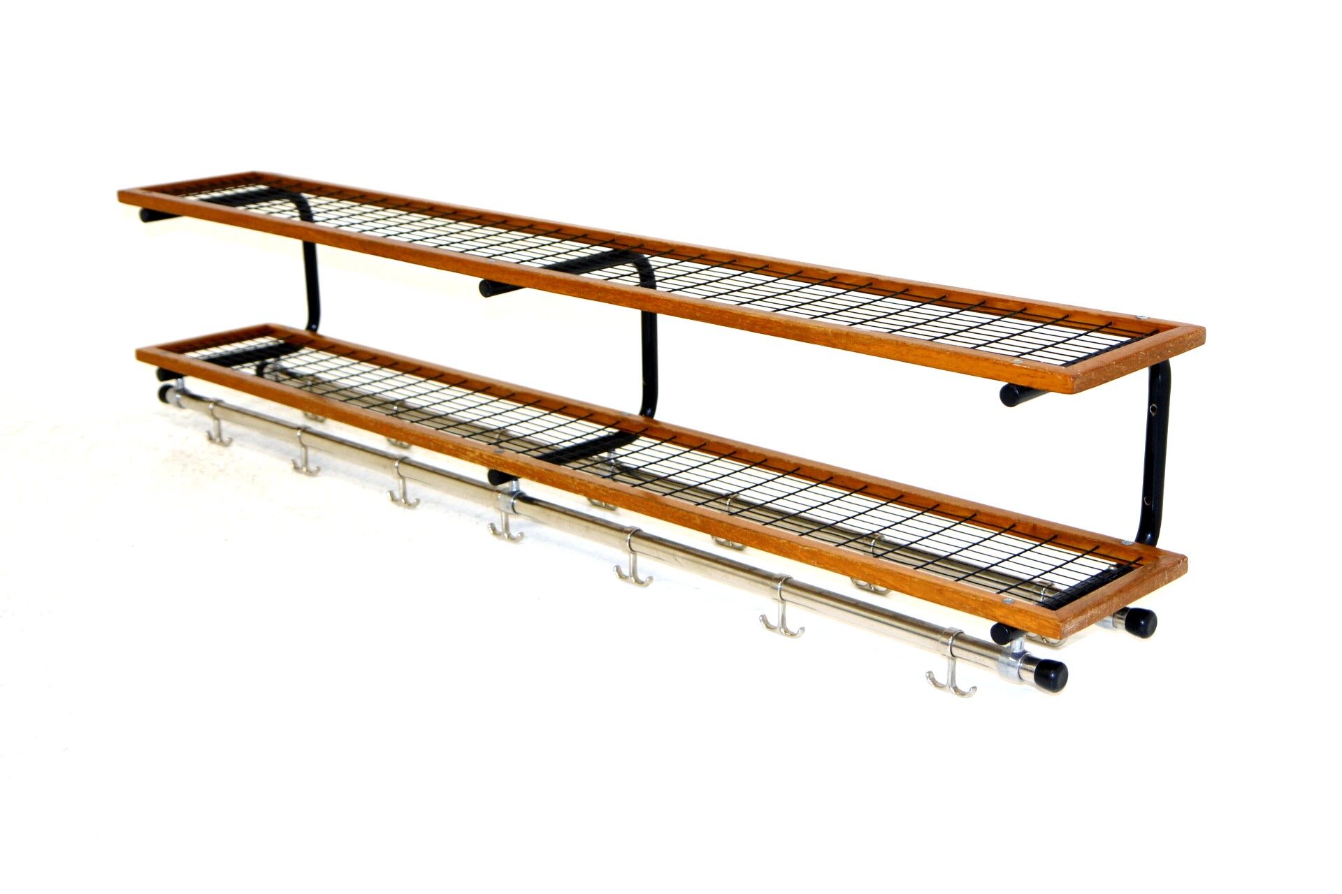 Teak and metal hook, Sweden, 1970