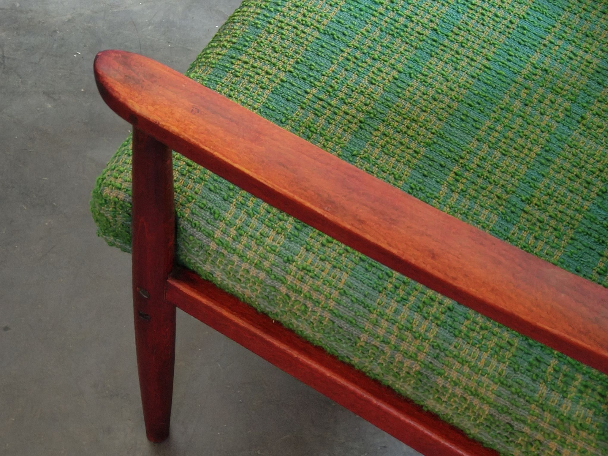 Pair of green armchairs by Jiri Jiroutek for Interier Praha 1960