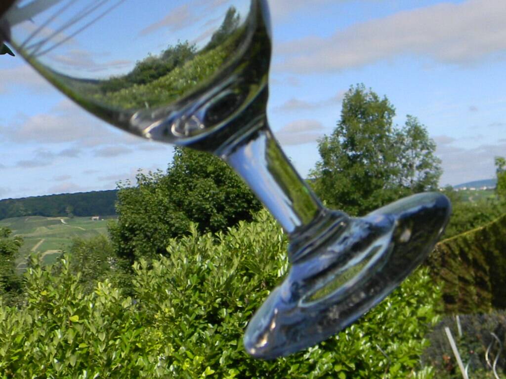 Set of 5 antique bistro glass water glasses.