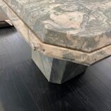 Green marble coffee table