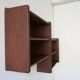 Art deco wall shelf in solid wood