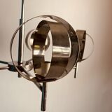 Chrome chandelier 5 spheres
