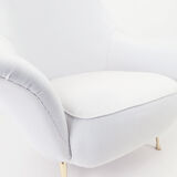 Grey Italian armchair circa 1950