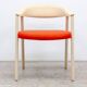 Pedrali Héra 2865 chair, ash / orange