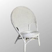 Vintage 1960/70 adult wicker rattan riviera armchair