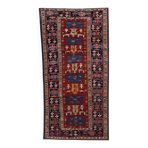 Handmade antique Caucasian Shirvan rug 134cm x 271cm 1880s - 1B491
