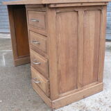 Pickled oak desk