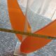 Vintage orange soliflore
