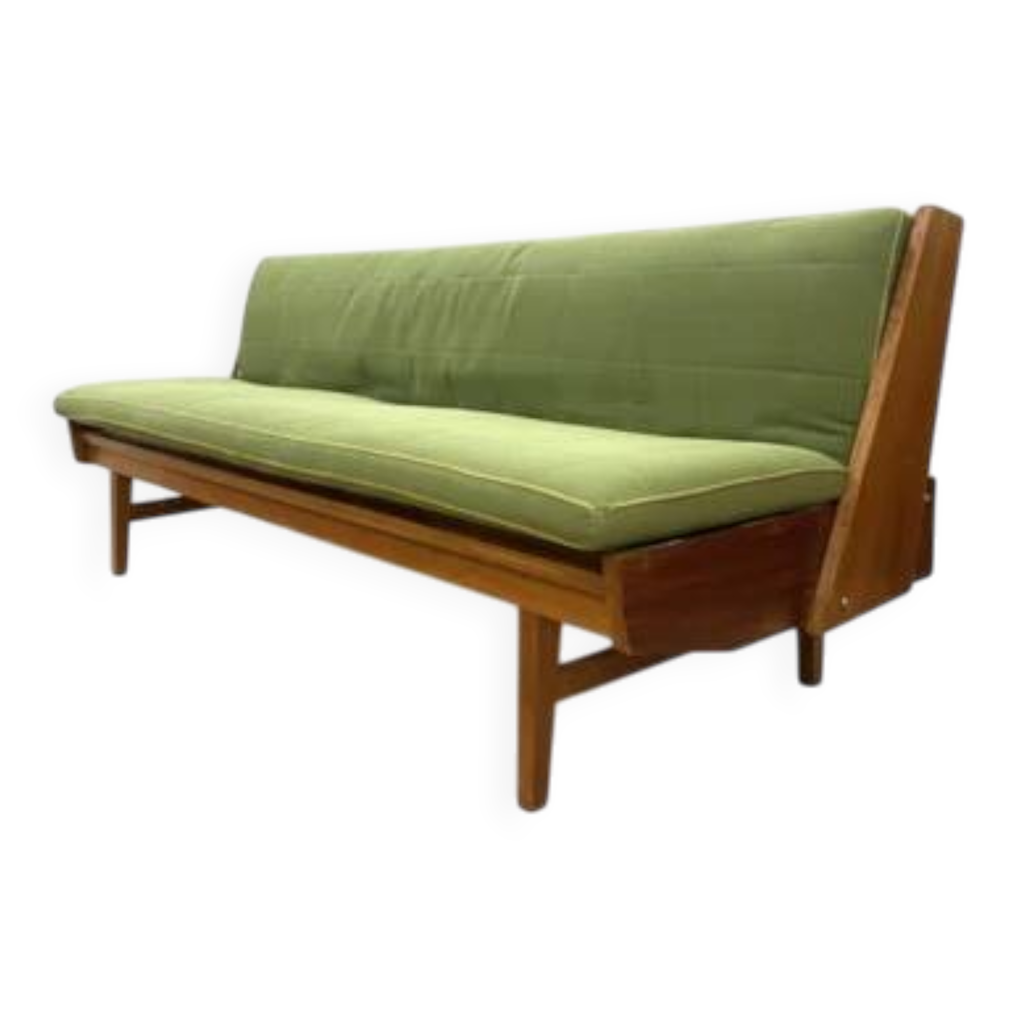 Mid-century retro vintage Czech seating & Hikor folding daybed, 1960s