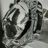 Grand cendrier cristal Daum ancien